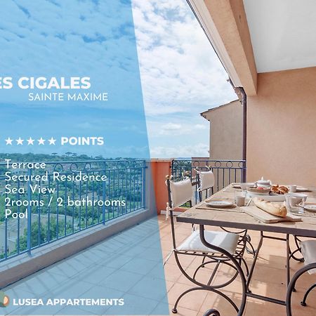 Les Cigales, Superbe Vue - Golfe De Sainte-Maxime Exterior foto